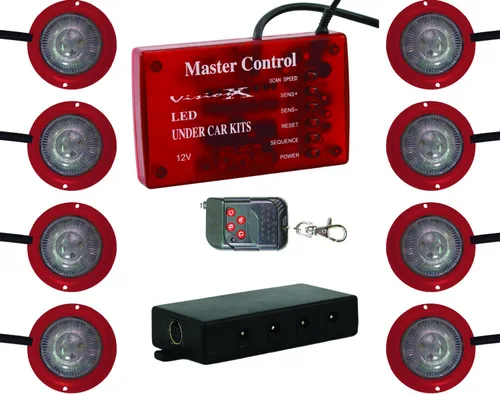 Miniatura 2 de Vision X Lighting HIL-STR - Kit de luces LED estroboscópicas y de roca rojas