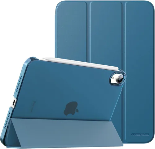 Miniatura 35 de MoKo Funda para iPad mini 7 (A17 Pro) Generación 2024, Funda para iPad mini 6 2021, Funda Protectora Delgada y Ligera de 8.3 Pulgadas con Carcasa