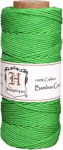 Miniatura 8 de Carrete de cuerda de bambú 20lb 205'-Negro