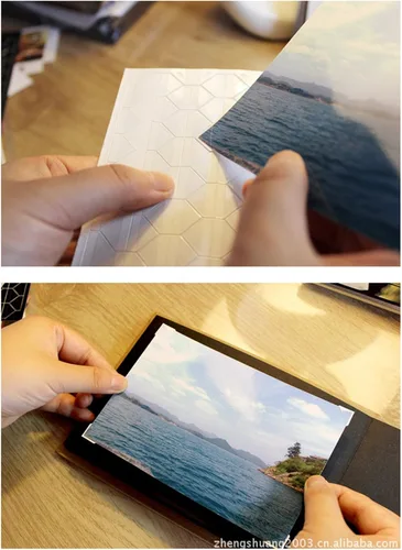 Miniatura 6 de 10 hojas (paquete de 1020) esquinas fotográficas autoadhesivas de papel de PVC, calcomanías de esquina para álbumes de recortes, diario personal