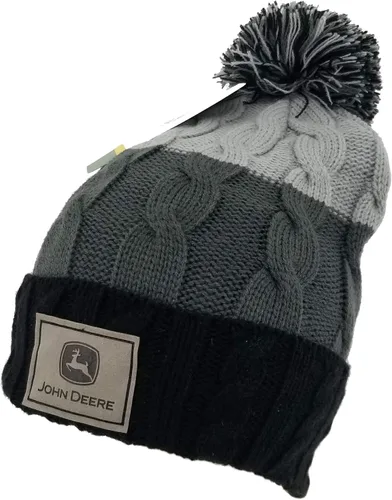Miniatura 2 de John Deere Gorro a rayas para mujer - LP76085, Gris