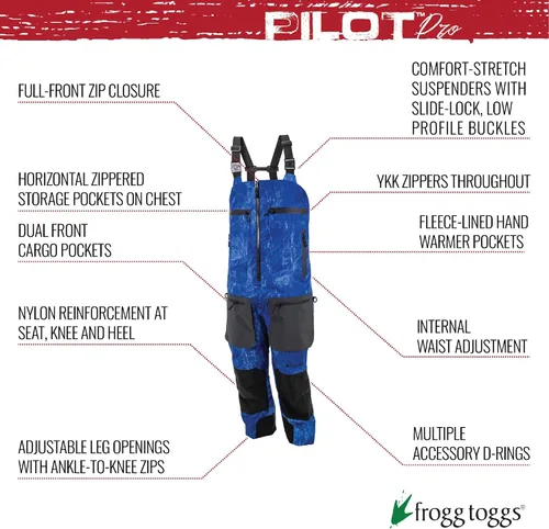 Miniatura 2 de FROGG TOGGS Pilot Pro - Babero para hombre