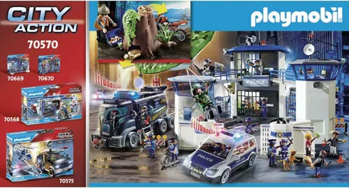 Miniatura 2 de Playmobil Coche todoterreno de policía con ladrón de joyas