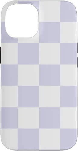 Miniatura 4 de Cute Pastel Lavender Off White Checker Pattern Design Case for iPhone 17