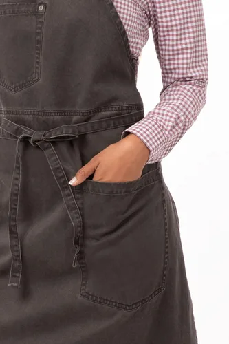 Miniatura 9 de Chef Works Delantal con babero unisex Dorset, Peltre