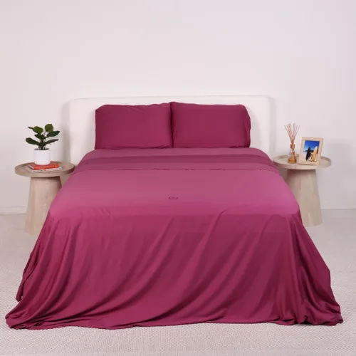 Miniatura 7 de THE LAD COLLECTIVE Juego de ropa de cama 2.0 – Juego de sábanas y fundas de almohada de 4 piezas, mezcla de algodón personalizada, suave, cómodo
