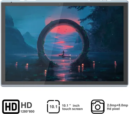 Miniatura 6 de ZZB Tablet PC de 10 pulgadas Android 15, tabletas Android de 10.1 pulgadas DDR4 8GB RAM 32GB ROM 2MP+8MP Cámara dual 5G WiFi-6 BT Soporte 1TB