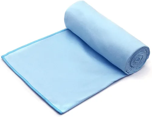 Miniatura 2 de Eunzel Toalla de yoga caliente antideslizante para esterilla de yoga, toalla absorbente de sudor para yoga caliente, pilates y entrenamiento, 72 x