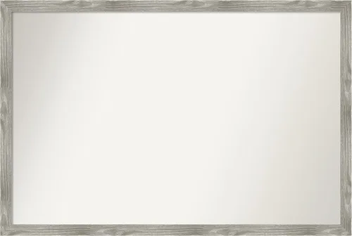 Miniatura 332 de Amanti Art Espejo personalizado, espejo de baño gris plomo a rayas, espejo de pared o espejo de tocador de baño sobre el fregadero