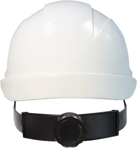 Miniatura 3 de JORESTECH Casco de Seguridad Duro Naranja de HDPE Estilo Gorra Casco con Suspensión de Trinquete Ajustable de 4 Puntos para Trabajo, Hogar y Blanco