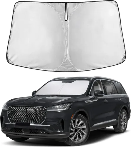 Miniatura 51 de Autovir Parasol para parabrisas Rivian R1S 2022-2024 2025 2026, parasol para ventana delantera, protección UV, bloqueador de calor, accesorios