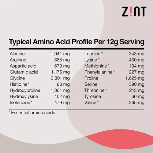 Miniatura 6 de Zint Polvo de péptidos de colágeno: certificado Paleo y Keto, hidrolizado de colágeno granulado tipo I y III para una mayor absorción, proteína