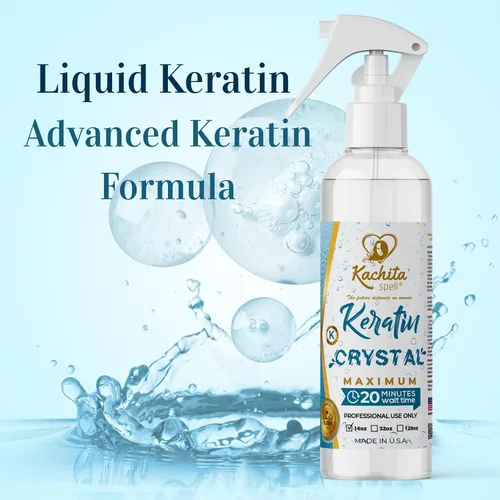 Miniatura 2 de Kachita Spell Keratina Crystal Máximo Tratamiento de Alisado Express en Spray de Queratina para el Cabello, 20 Minutos para Peinados Duraderos, Uso
