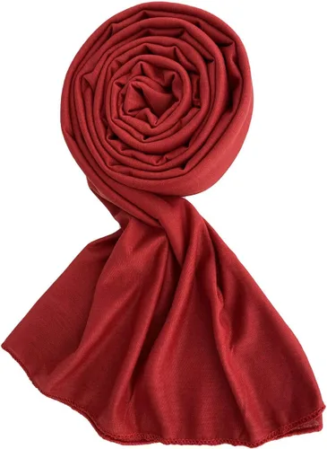 Miniatura 5 de Bufandas de hiyab de jersey para mujer, bufanda para la cabeza, envoltura musulmana para la cabeza