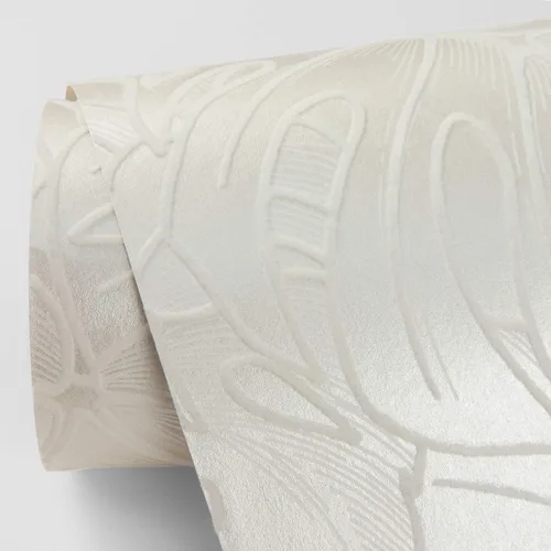 Miniatura 4 de Scott Living 2964-87340 Balboa Papel pintado botánico blanco