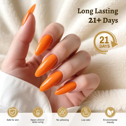 Miniatura 5 de JODSONE Juego de 3 piezas de 10 ml de capa superior y base de esmalte de uñas con removedor de gel; removedor de uñas de gel para remoción rápida