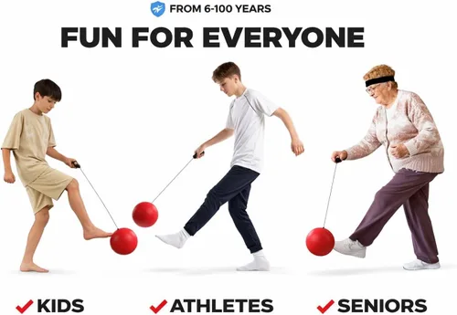 Miniatura 3 de Footbollen Kick Ball - Entrenamiento interactivo de fútbol para niños, adolescentes y adultos Mejora la coordinación pie-ojo, agilidad y control