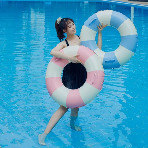Miniatura 3 de 2 flotadores inflables para piscina, fiesta, lago, playa, adultos, flotadores, tubos de natación, flotadores para decoración de fiesta de playa