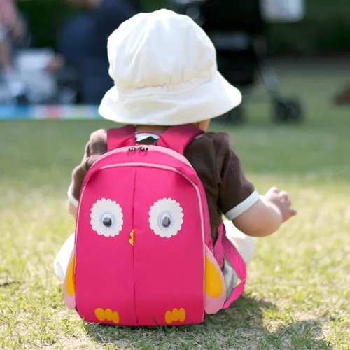Miniatura 41 de Yodo, Bolsa para almuerzo aislada y mochila preescolar infantil, con correa de arnés de seguridad para niños o niñas, Dinosaur