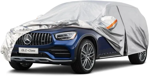 Miniatura 102 de Kayme - Cubierta completa impermeable de 6 capas para automóvil, apta para todo clima, protección para exteriores contra lluvia, rayos ultravioleta