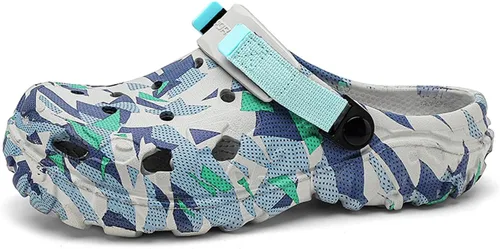 Miniatura 11 de YUKTOPA Zuecos para hombre, sandalias deportivas para exteriores, zapatos de jardín para adultos, zapatos de playa para agua, zapatos casuales