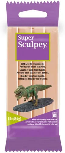 Miniatura 3 de Super Sculpey - Arcilla polimérica para horno, calidad profesional, beige, 1 libra (paquete de 3)