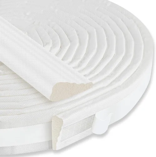Tira de sellado de espuma en forma de cuña de 236 pulgadas, burlete para puertas, sellado insonorizado para marco de puerta frontal, aislamiento de