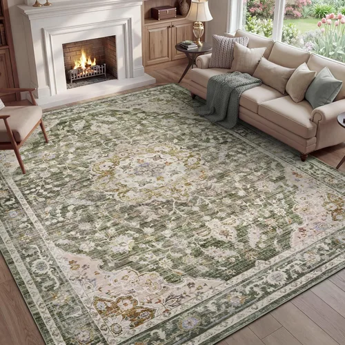 Miniatura 14 de PADOOR Alfombra de pasillo de 2 x 10 pies, suave, beige, lavable, para dormitorio, alfombra larga antideslizante para pasillos, entrada, lavandería