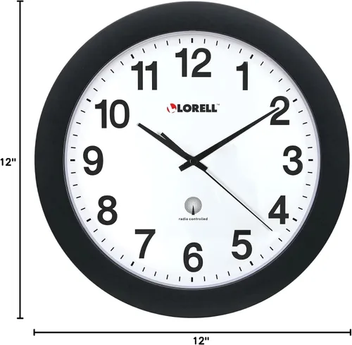 Miniatura 2 de Lorell Reloj de pared controlado por radio de 12