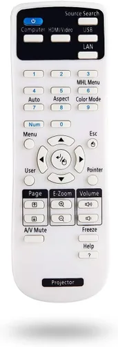 Mando a distancia universal de repuesto para Epson PowerLite BrightLink 536Wi 575Wi 585Wi 536Wi 595Wi Sistema de cine en casa 705HD 710HD 725HD