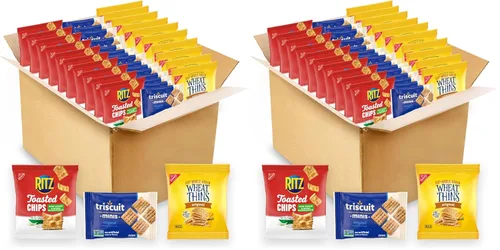 Miniatura 15 de Paquete Variado de Galletas Nabisco, Chips Tostados RITZ, Bocadillos Wheat Thins de Galletas de Trigo Integral de Grano Entero y Galletas Veganas