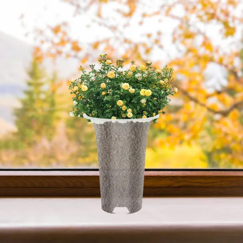Miniatura 7 de DOITOOL 5 macetas de plástico transparente para orquídeas, macetas con agujeros, transpirables, altas, para interiores y exteriores, plantas