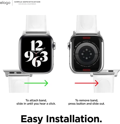 Miniatura 6 de elago Correa compatible con Apple Watch Band Ultra3/Ultra2/Ultra/SE3/SE2/SE1/11/10/9/8/7/6/5/4/3/2/1 compatible con iWatch de 1.496 in 1.575 in