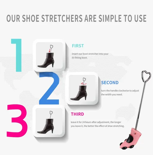 Miniatura 5 de Estirador de zapatos para hombres y mujeres, expansor de zapatos de 4 vías, resuelve los problemas de juanetes y otros problemas de pies causados