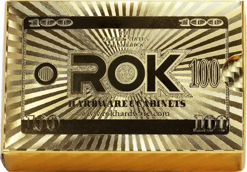 Miniatura 3 de Rok 24K oro 100 dólar Bill Foil Flexible resistente al agua plástico 52 póker naipes cubierta para juego de mesa