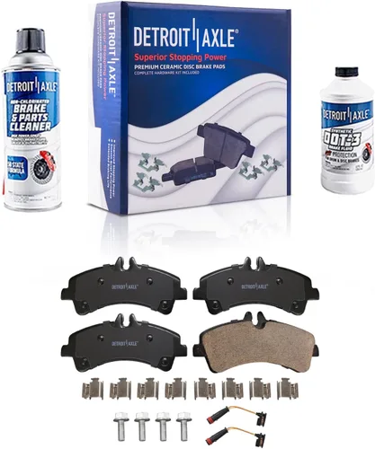 Miniatura 82 de Detroit Axle - Pastillas de Freno Delantero para Nissan Altima Maxima Sentra 350Z Cube Juke Versa INFINITI G20 G35 I30 I35 Suzuki SX4, Pastillas