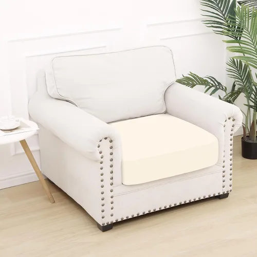 Miniatura 7 de Smiry Fundas de cojín impermeables para sofá, funda elástica y lavable, funda de cojín suave elástica antideslizante para muebles para mascotas