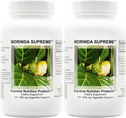 Miniatura 3 de Supreme Nutrition Morinda Supreme, 130 cápsulas enteras de fruta Noni
