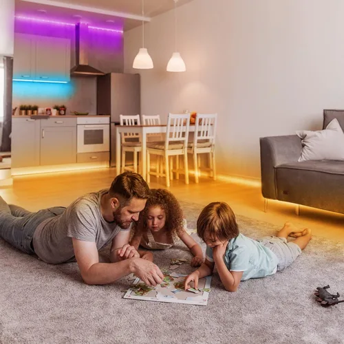 Miniatura 7 de Phopollo - Luces LED de 200 pies para dormitorio, sincronización de música, cambio de color, control inteligente de aplicación con control remoto