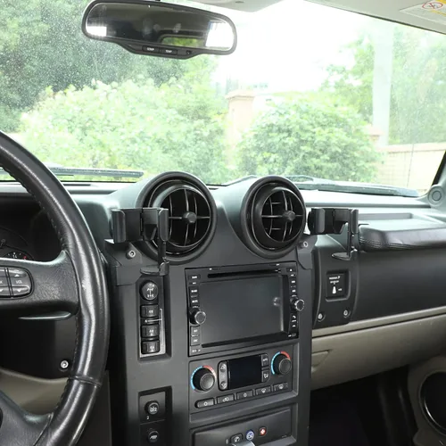 Miniatura 2 de PIUGILH Soporte de teléfono con ventilación lateral para automóvil, apto para Hummer H2 2003-2007 soporte de teléfono para automóvil, manos libres