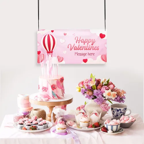 Miniatura 2 de Cartel personalizado para el día de San Valentín, letrero de vinilo personalizado para decoración de San Valentín, decoración de feliz San Valentín