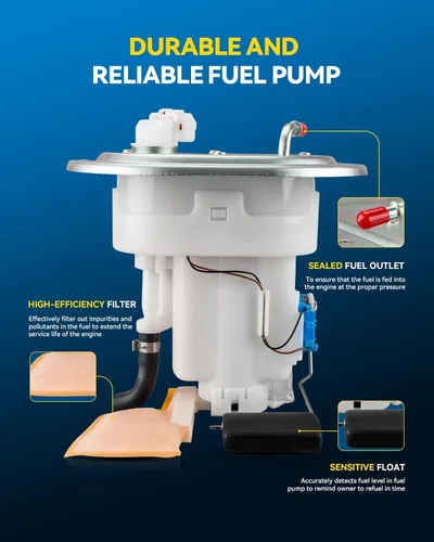 Miniatura 245 de PHILTOP FG1538 Conjunto de Bomba de Combustible Eléctrica con Unidad de Envío Compatible con Nissan Versa 1.6L Sedán/N17X 2012-2019, 2014-2019 Versa
