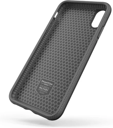 Miniatura 3 de ENCASED Funda tipo cartera para iPhone Xs Max (2018) con tarjetero (capacidad para 3 tarjetas de crédito) (negro)