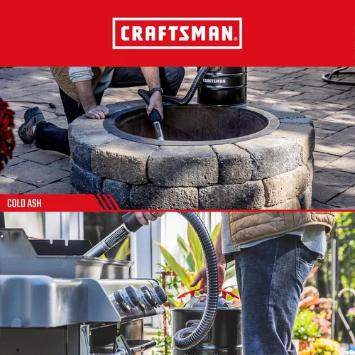 Miniatura 4 de CRAFTSMAN CMXZVBE43268 - Filtro de vacío y prefiltro de repuesto para aspiradora de cenizas CRAFTSMAN CMXEVBE17585 de 5 galones, solo seco, atrapa