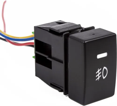 Miniatura 3 de x xotic tech Interruptor de botón de 4 polos de 12 V estilo fábrica con luces indicadoras LED compatibles con niebla, DRL, barra de luz LED