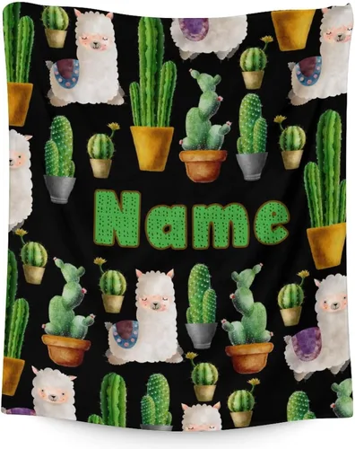 Miniatura 17 de Manta de cactus – Suave, mullida y cálida – Manta pequeña de 30 x 40 pulgadas para regazo y cuna, manta estética azul oscuro, regalo