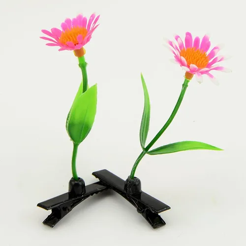 Miniatura 8 de BinaryABC Pinza para el cabello de brotes de frijoles, horquillas para el cabello de plantas, pasador de hierba, accesorios para el cabello