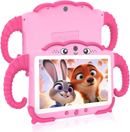Miniatura 8 de Tableta para Niños de 7 Pulgadas Tabletas para Niños de 3-7 32 GB Tabletas para Niños Pequeños con YouTube Funda WiFi Cámara Dual, Tableta