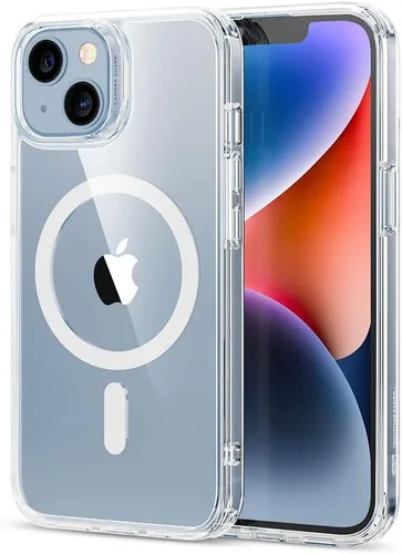 ESR Funda para iPhone 14/iPhone 13, Compatible con MagSafe, Funda Magnética Híbrida Clásica para Teléfono Móvil iPhone 14/13, Estándar Militar,