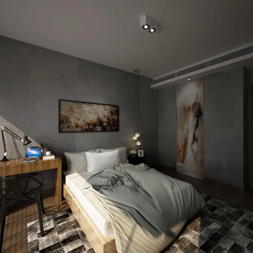 Miniatura 6 de 3yecao - Papel tapiz autoadhesivo estilo falso hormigón de cemento en 3D, papel adhesivo mate de vinilo para paredes de dormitorio, sótano, baño, 31
